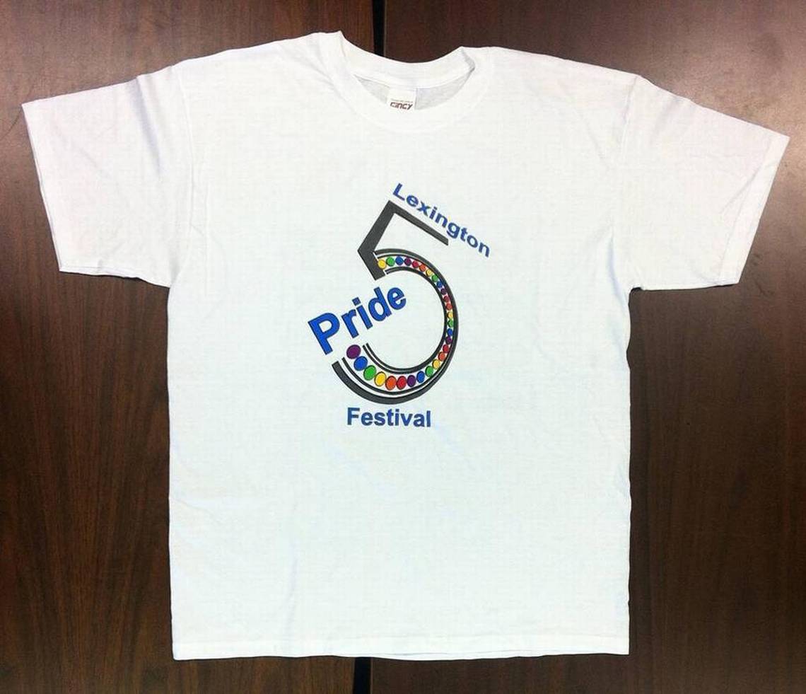 T-shirt design for the 2012 Lexington Pride Festival