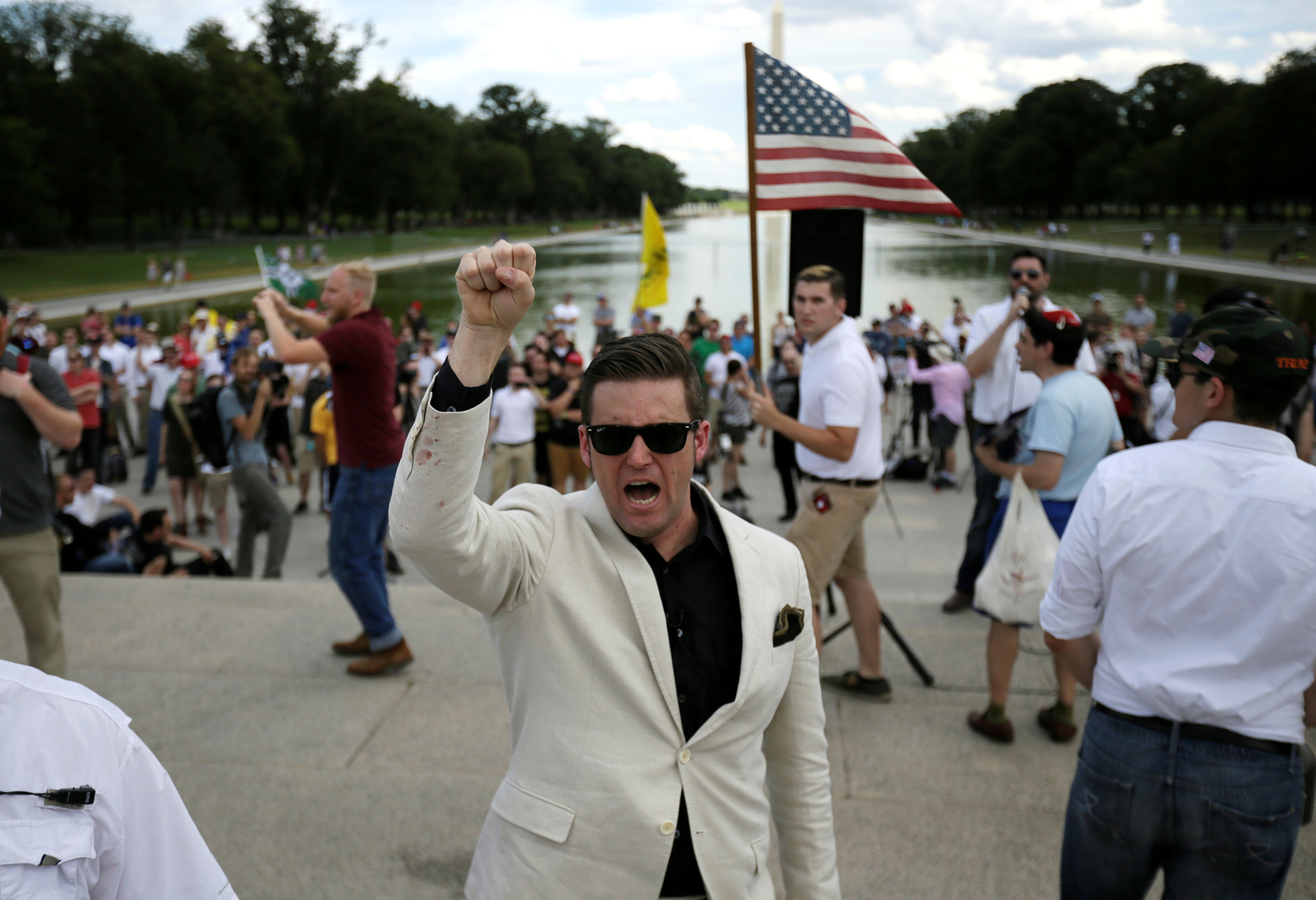Richard Spencer at the Free Speech Rally in Washington, DC