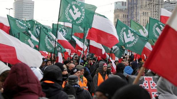 Extremist rally in Warsaw