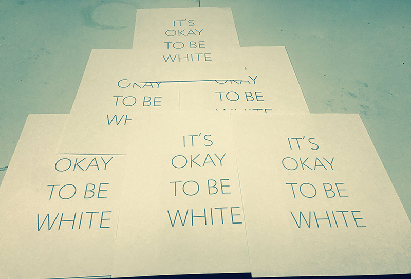 It's Okay to be White Graphics
