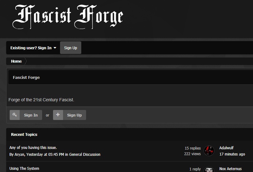 fascist forge site