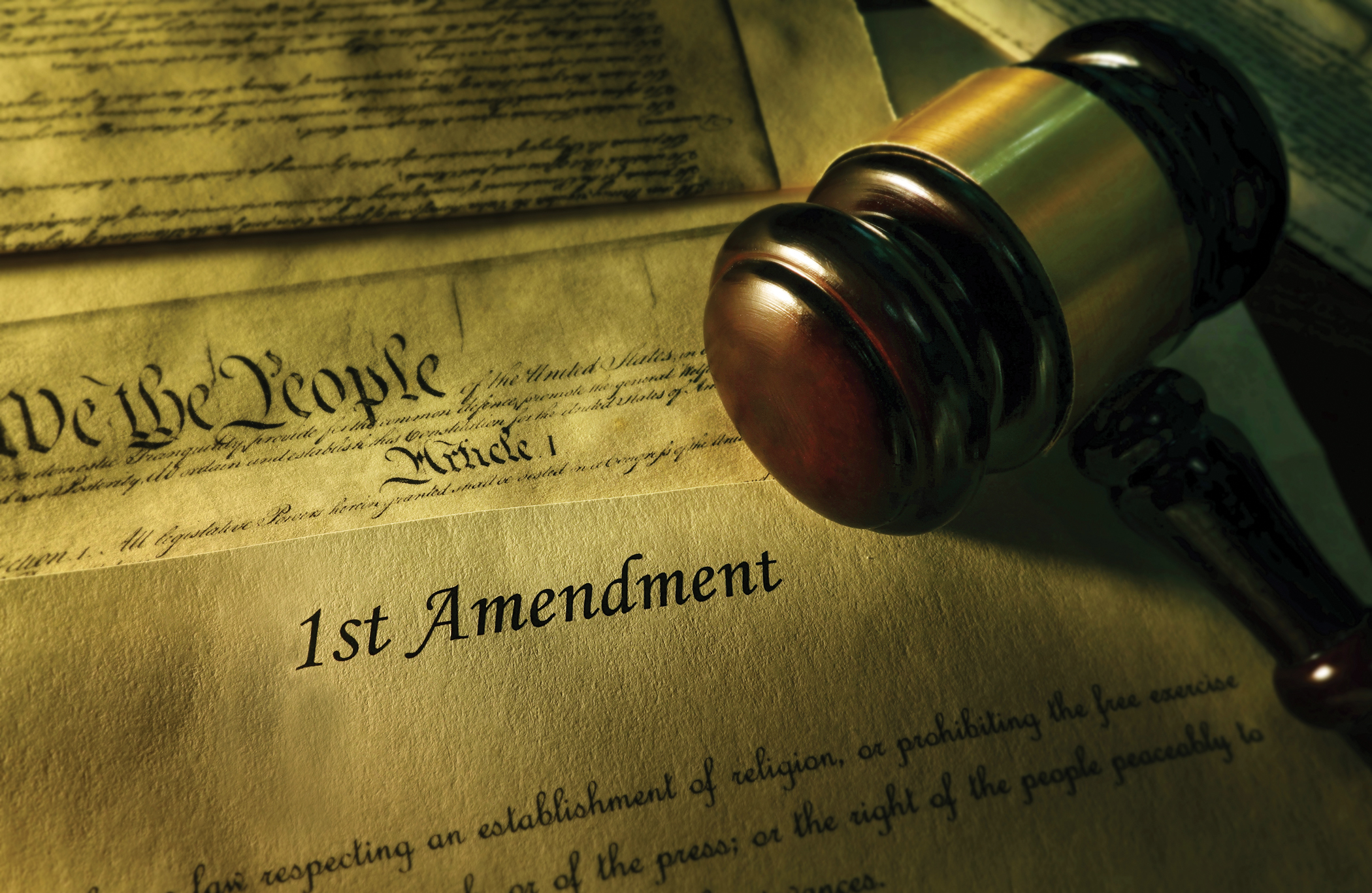 first amendment to the constitution istock 1056364688
