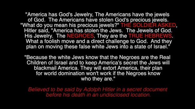 Hebrews to Negroes: What You Need to Know