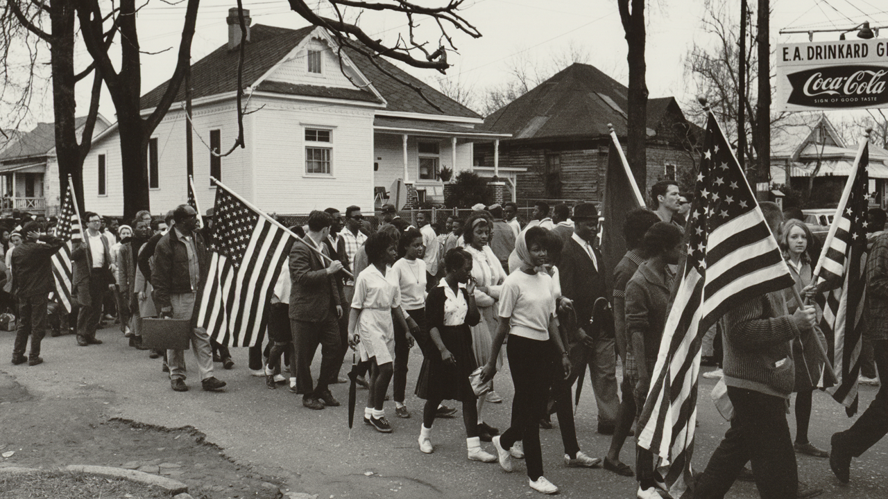 Selma to Montgomery March Participants Flags