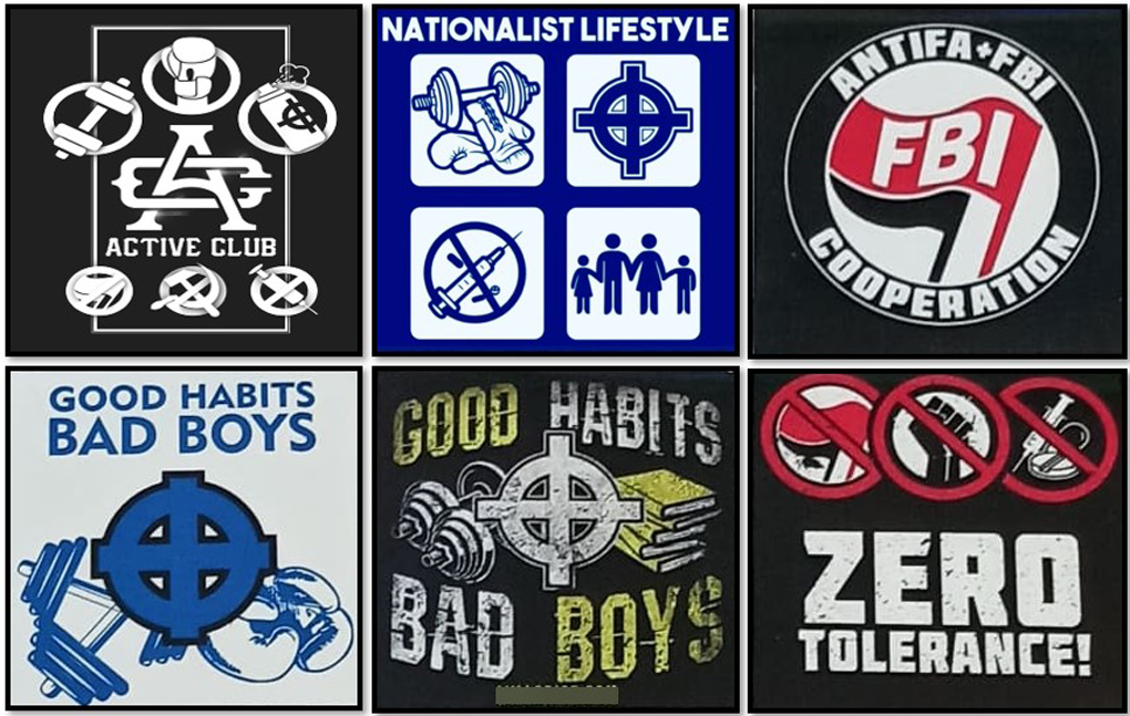 Sampling of generic Active Club stickers