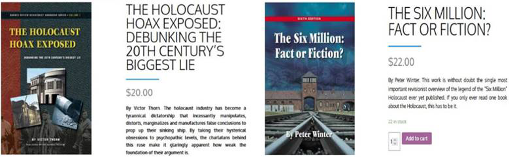 Profiting off Holocaust Denial