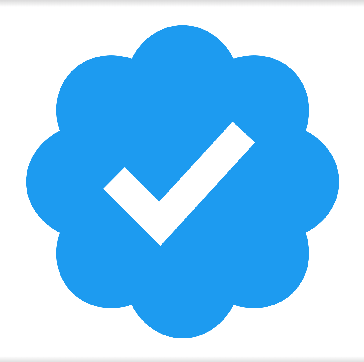 Twitter's Blue Checkmark Icon