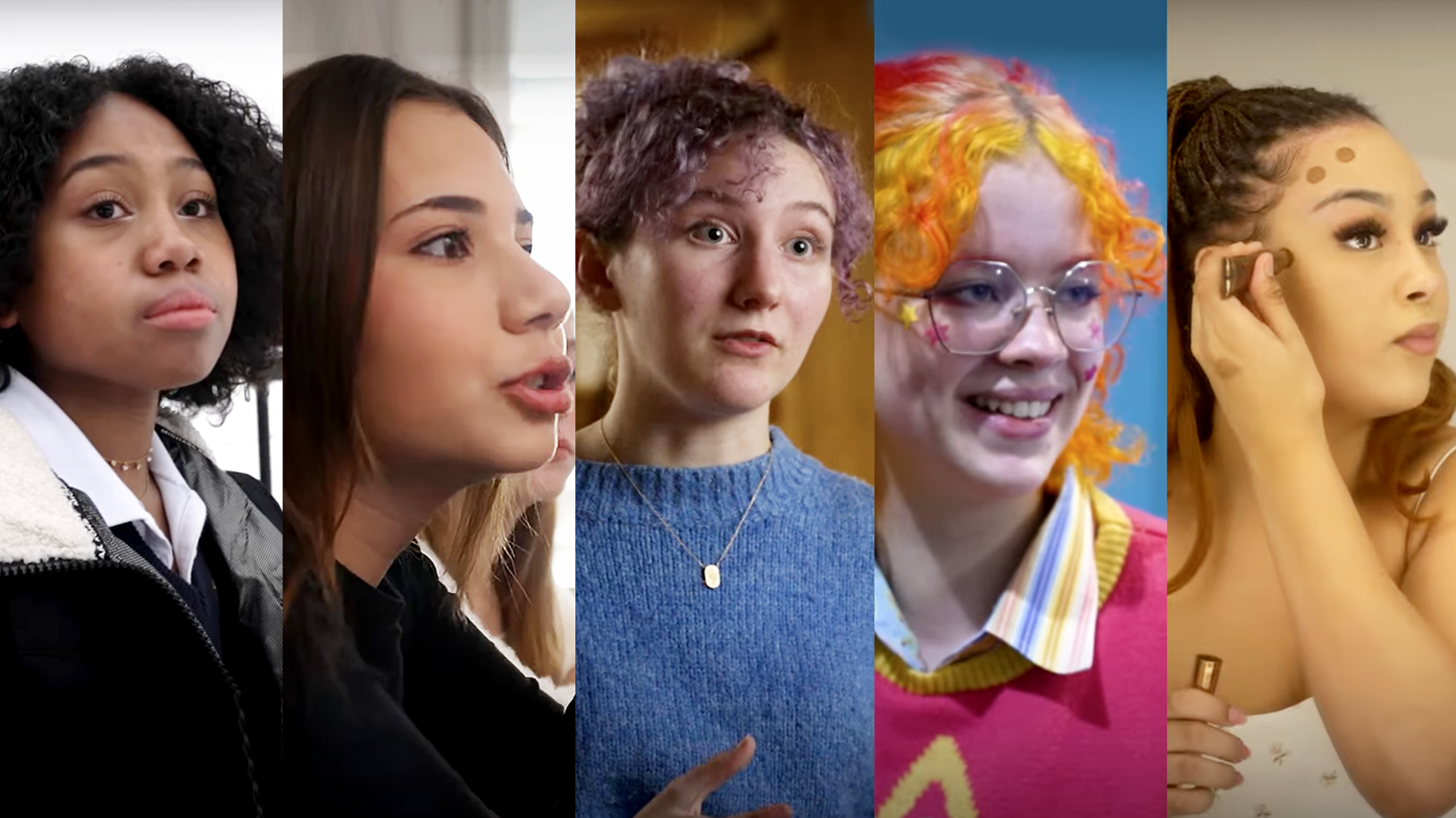 Collage of diverse youth