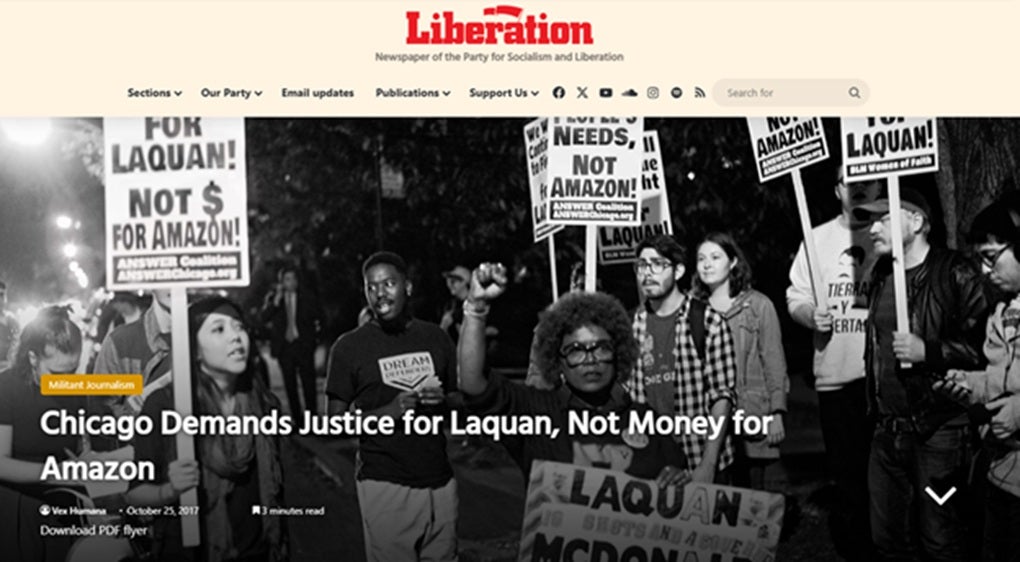 D.C. museum shooter holds ANSWER Coalition sign in 2017