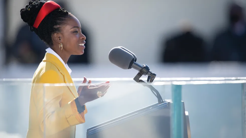 Amanda Gorman recites her 2021 inaugural poem, "The Hill We Climb"