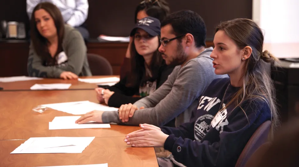 College students in ADL's Words to Action training