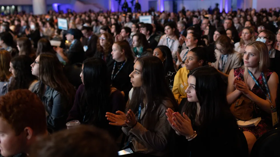 Audience of people at ADL's Never is Now 2022