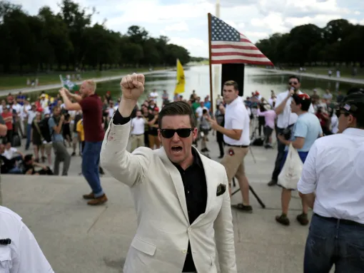 Richard Spencer at the Free Speech Rally in Washington, DC