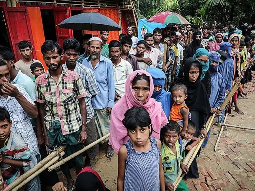Photo of Displaced Rohingya Muslims in Myanmar