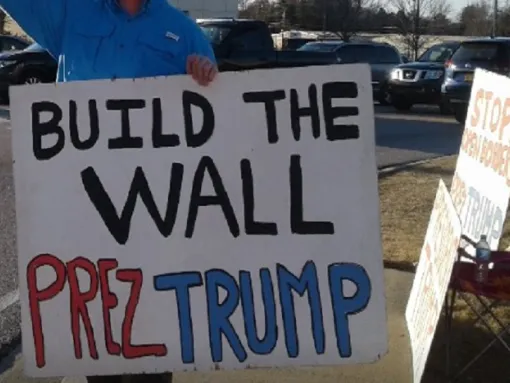 build the wall protest