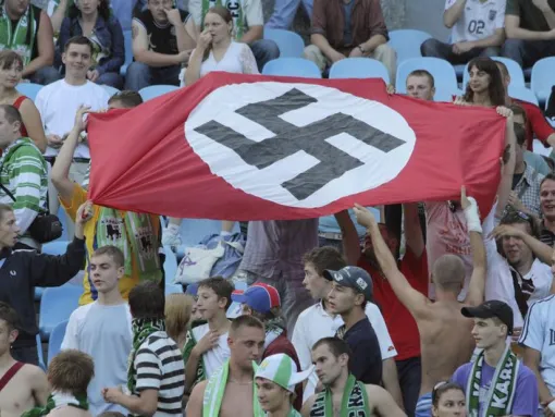 nazi flag soccer