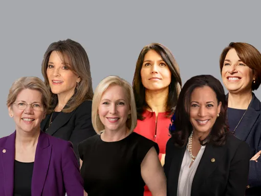 Six, formally announced female Presidential candidates
