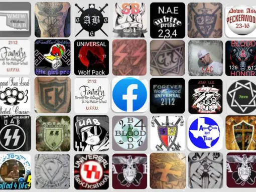 Sampling of Facebook profile pictures with gang references