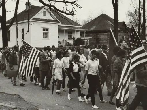 Selma to Montgomery March Participants Flags