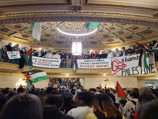 Walkouts at U.S. Colleges Demand End to Aid for Israel, Include Support for Terror 