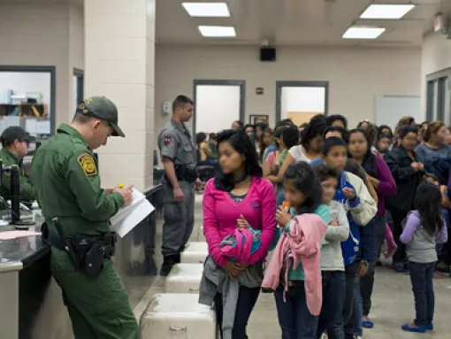 U.S. Customs Border Protection Processing Unaccompanied Children