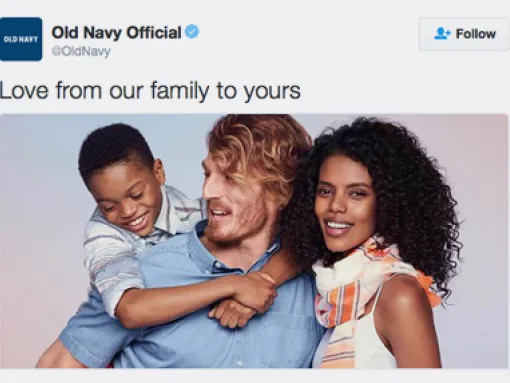 Old Navy Interracial Family