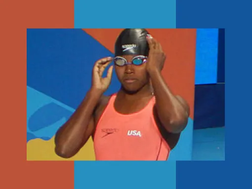 Simone Manuel at the Rio Olympics 2016