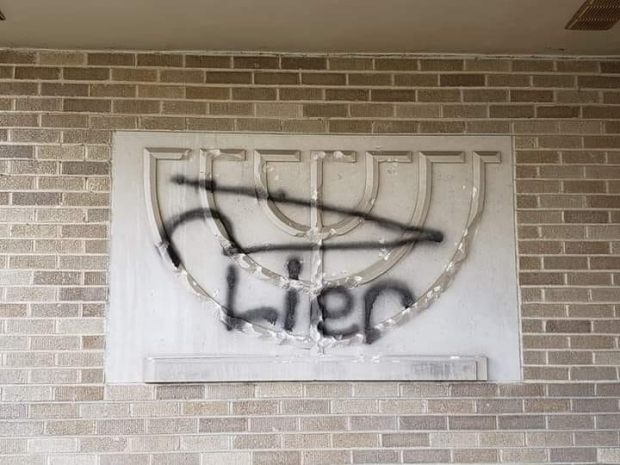 synagogue vandalism hate
