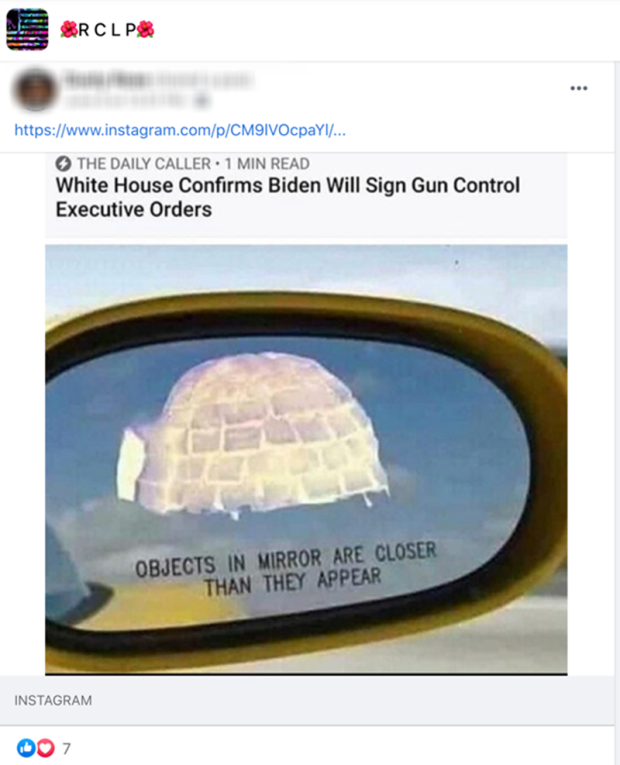 Content from the extremist Boogaloo movement has resurfaced on Facebook