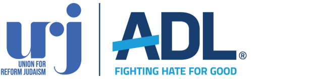 Logos for Union for Reform Judaism and Anti-Defamation League