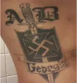 Georgia Aryan Brotherhood tattoo