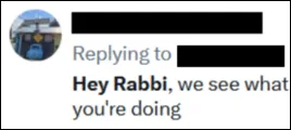 "Hey Rabbi, Watcha’ Doing?" Cartoon
