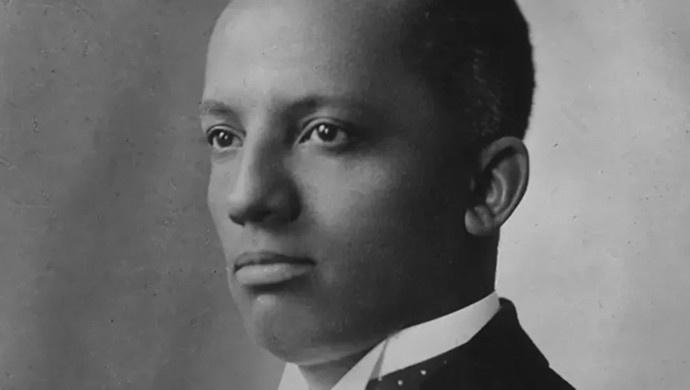A young Dr. Carter G. Woodson