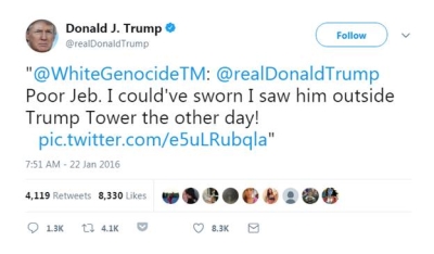 President Trump tweet