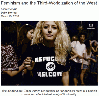 Anglin column on feminsim and third worldization