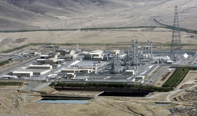 An aerial view of a heavy-water production plant, which went into operation despite U.N. demands that Iran roll back its nuclear program, in the central Iranian town of Arak, Saturday, Aug. 26, 2006. President Mahmoud Ahmadinejad declared Saturday, after the inauguration of the plant, that his nation